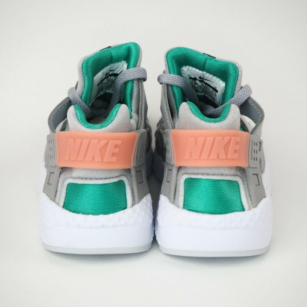 Nike Little Kids Air Huarache Running Grey White - Picture 6 of 12
